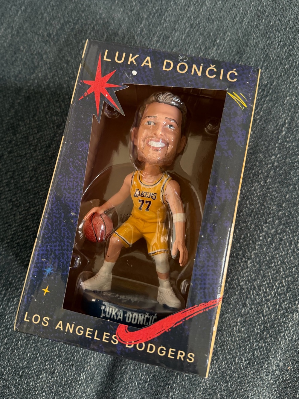 Luka Dončić Los Angeles Lakers #77 bobblehead